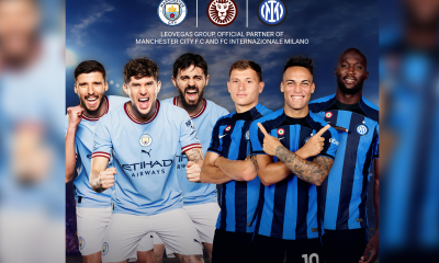 LeoVegas Group celebrates partners and finalists Manchester City F.C and FC Internazionale Milano
