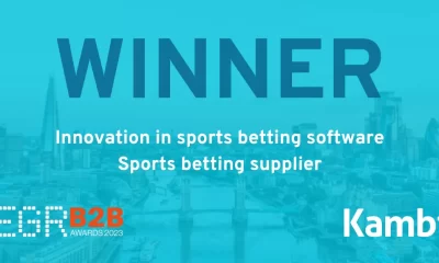 Kambi’s Pioneering AI-powered Trading Wins Sports Betting Innovation of the Year at EGR B2B Awards