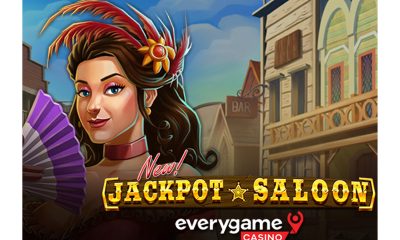 Everygame Casino has just added another new full-featured game to its huge selection of slots and table games. The new Jackpot Saloon is a cowboy-themed game with a Pick Bonus game that awards instant cash. Scatters trigger ten free spins where all wins are tripled, and players collect medals to win jackpots. Set in the Wild West, Jackpot Saloon has two special Scatter symbols and five jackpots. Cowboys, Barmaids and Horses also spin on its five reels.