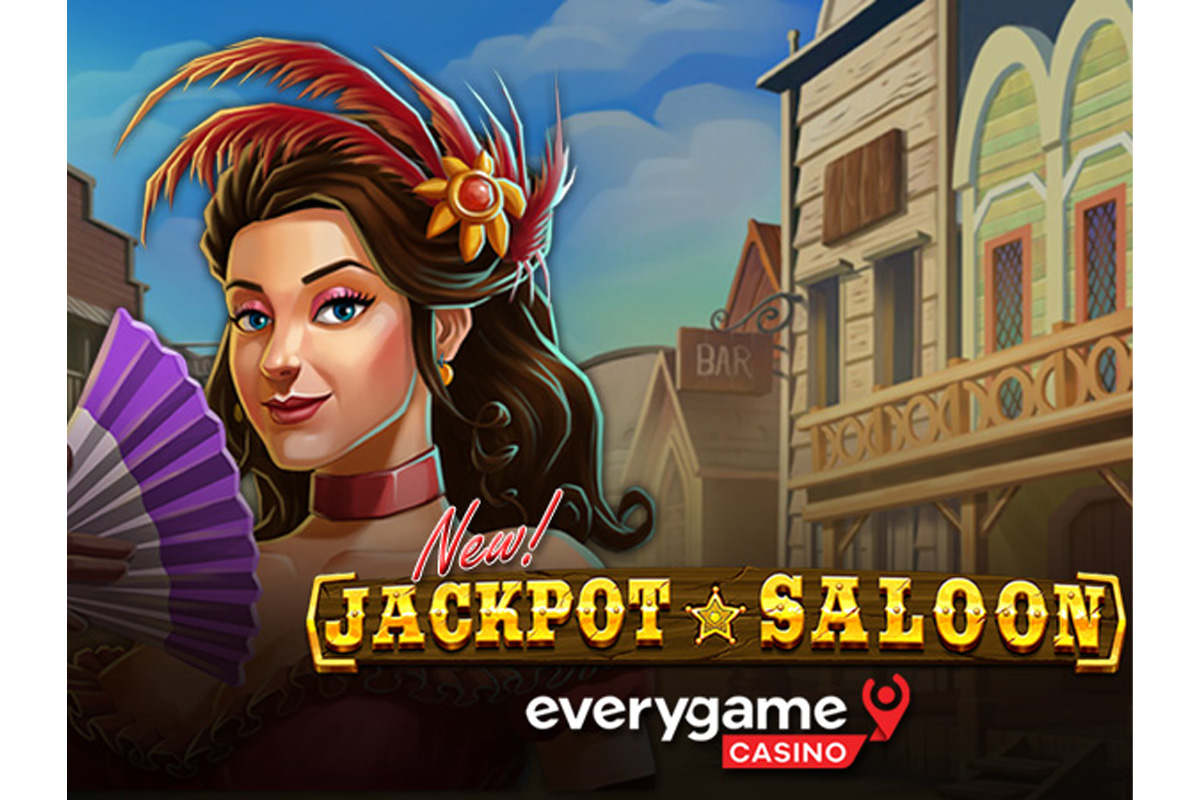 Everygame Casino has just added another new full-featured game to its huge selection of slots and table games. The new Jackpot Saloon is a cowboy-themed game with a Pick Bonus game that awards instant cash. Scatters trigger ten free spins where all wins are tripled, and players collect medals to win jackpots. Set in the Wild West, Jackpot Saloon has two special Scatter symbols and five jackpots. Cowboys, Barmaids and Horses also spin on its five reels.