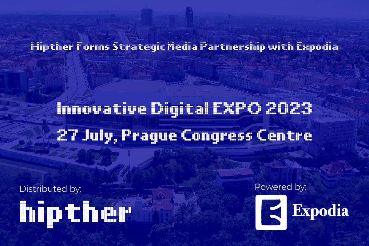 Hipther Forms Strategic Media Partnership with Expodia for the Innovative Digital EXPO in Prague