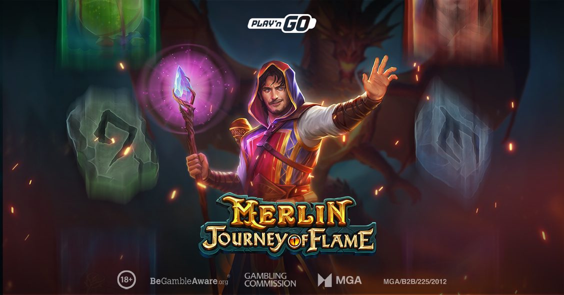 Play’n GO share their spellbinding new slot Merlin: Journey of Flame