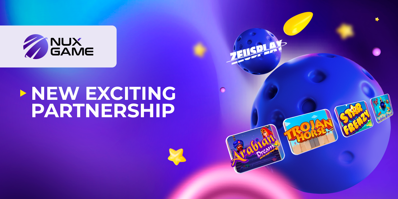 NuxGame joins forces with ZeusPlay in Online Casino partnership