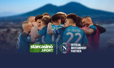 STARCASINÒ SPORT ANNOUNCED AS OFFICIAL INFOTAINMENT PARTNER OF SSC NAPOLI