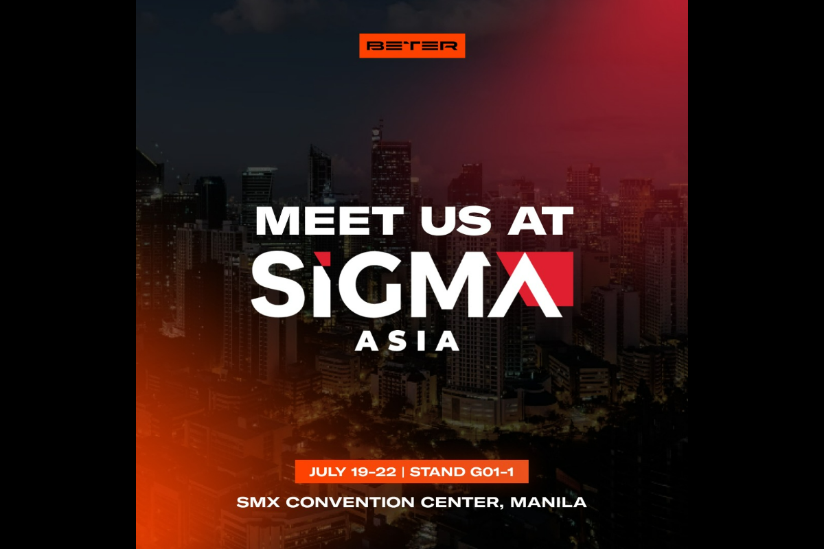 BETER is exhibiting at SiGMA Asia 2023