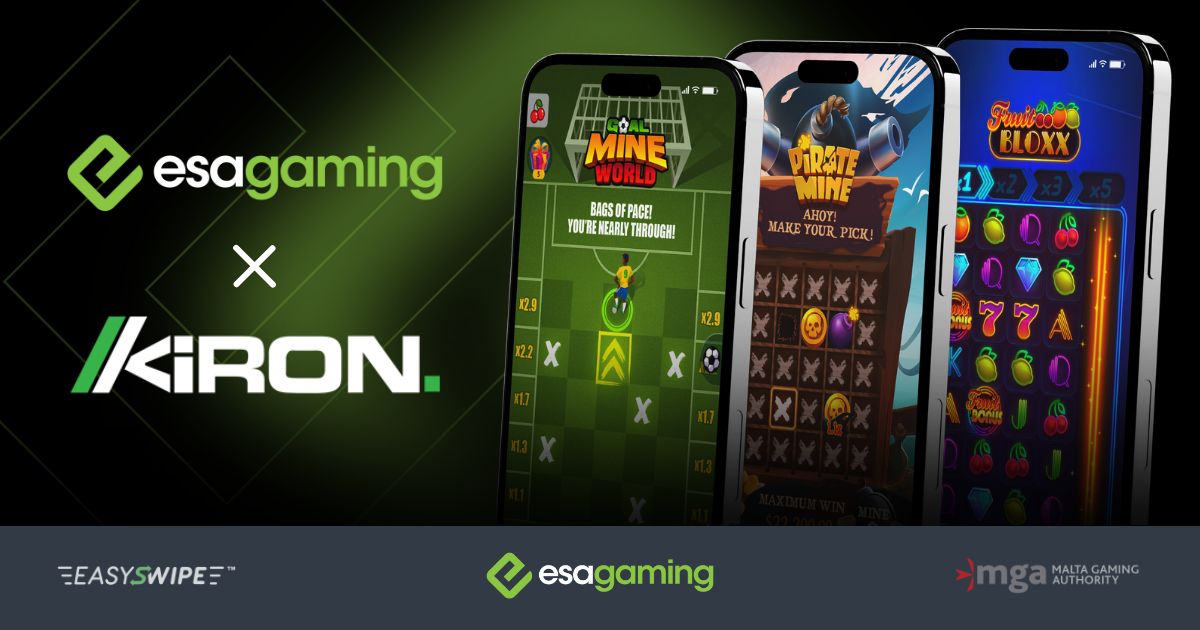 ESA Gaming signs global partnership with Kiron