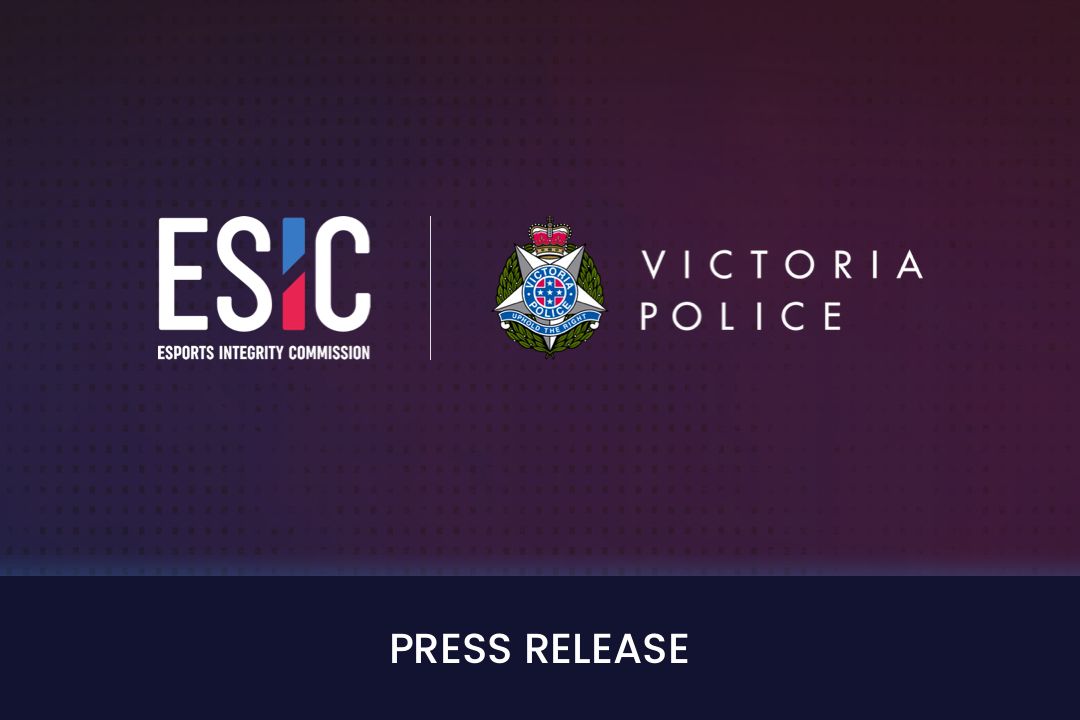 Victoria Police and ESIC collaborate in fight against match-fixing