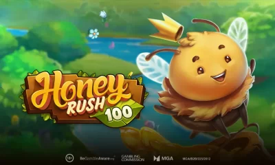 Play’n GO get sticky in the wild new grid slot Honey Rush 100