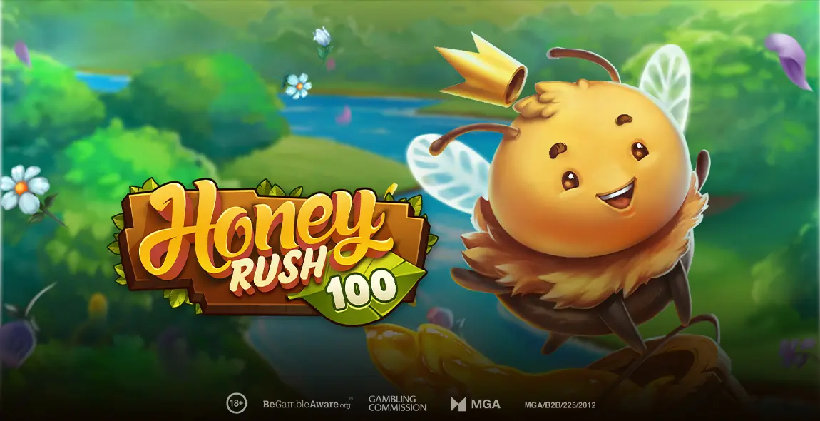 Play’n GO get sticky in the wild new grid slot Honey Rush 100