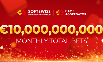 SOFTSWISS Game Aggregator Hits €10,000,000,000 in Monthly Total Bets