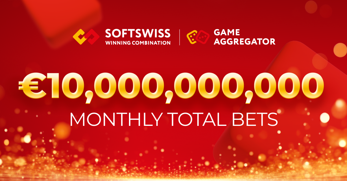 SOFTSWISS Game Aggregator Hits €10,000,000,000 in Monthly Total Bets