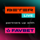 BETER Live partners with FAVBET in major boost to operator’s live casino offering