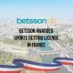 BETSSON SECURES SPORTS BETTING LICENSE IN FRANCE