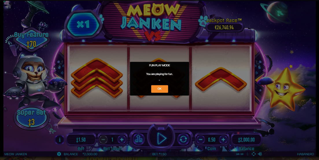 Habanero propels cats into outer space in its latest release Meow Janken