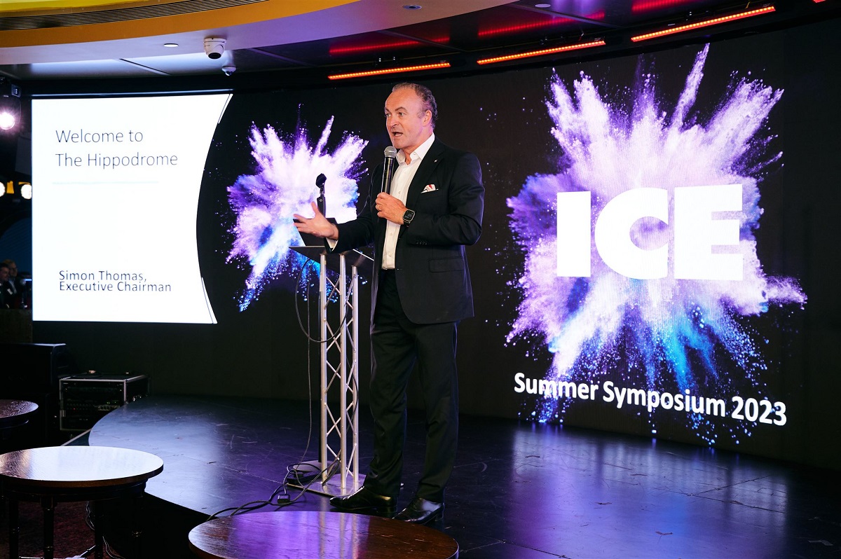 Hippodrome’s Simon Thomas urges business leaders to stand-up for the industry in his ICE Symposium address