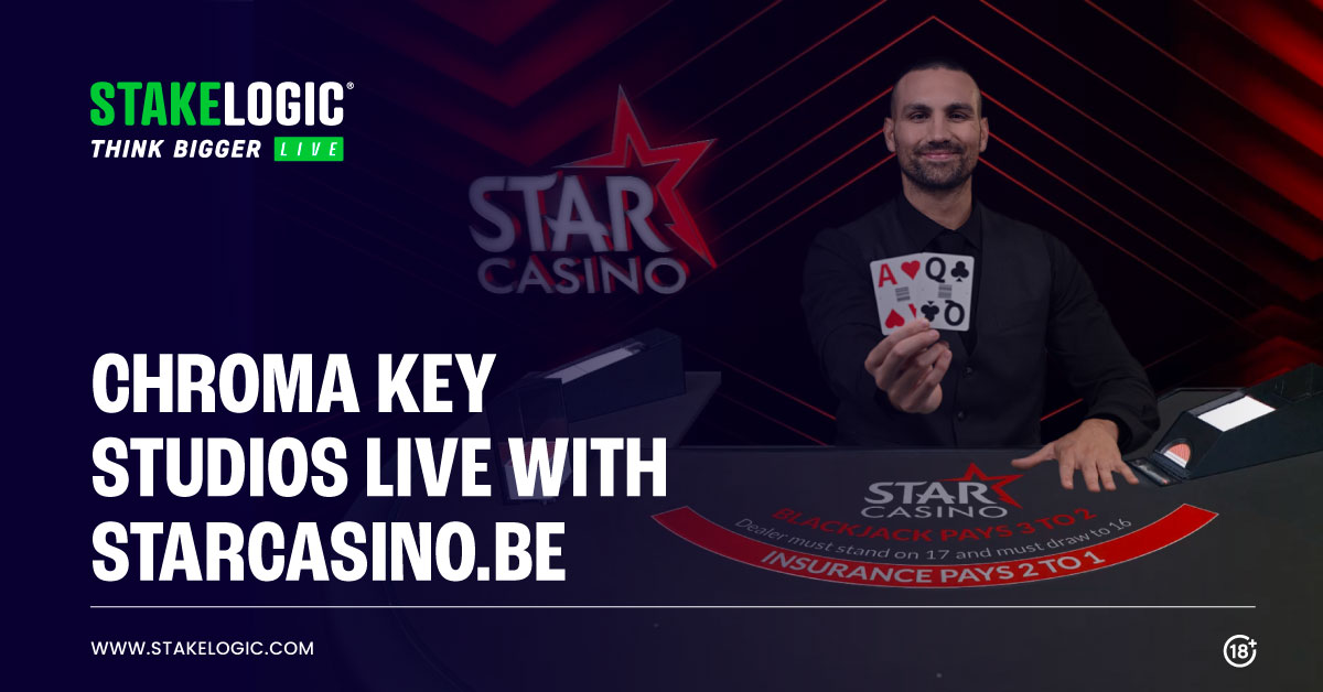 STAKELOGIC LIVE EXPANDS ITS CHROMA KEY PRESENCE IN BELGIUM WITH STARCASINO