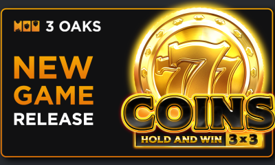 Take a trip back down Memory Lane in 3 Oaks Gaming’s 777 Coins: Hold and Win