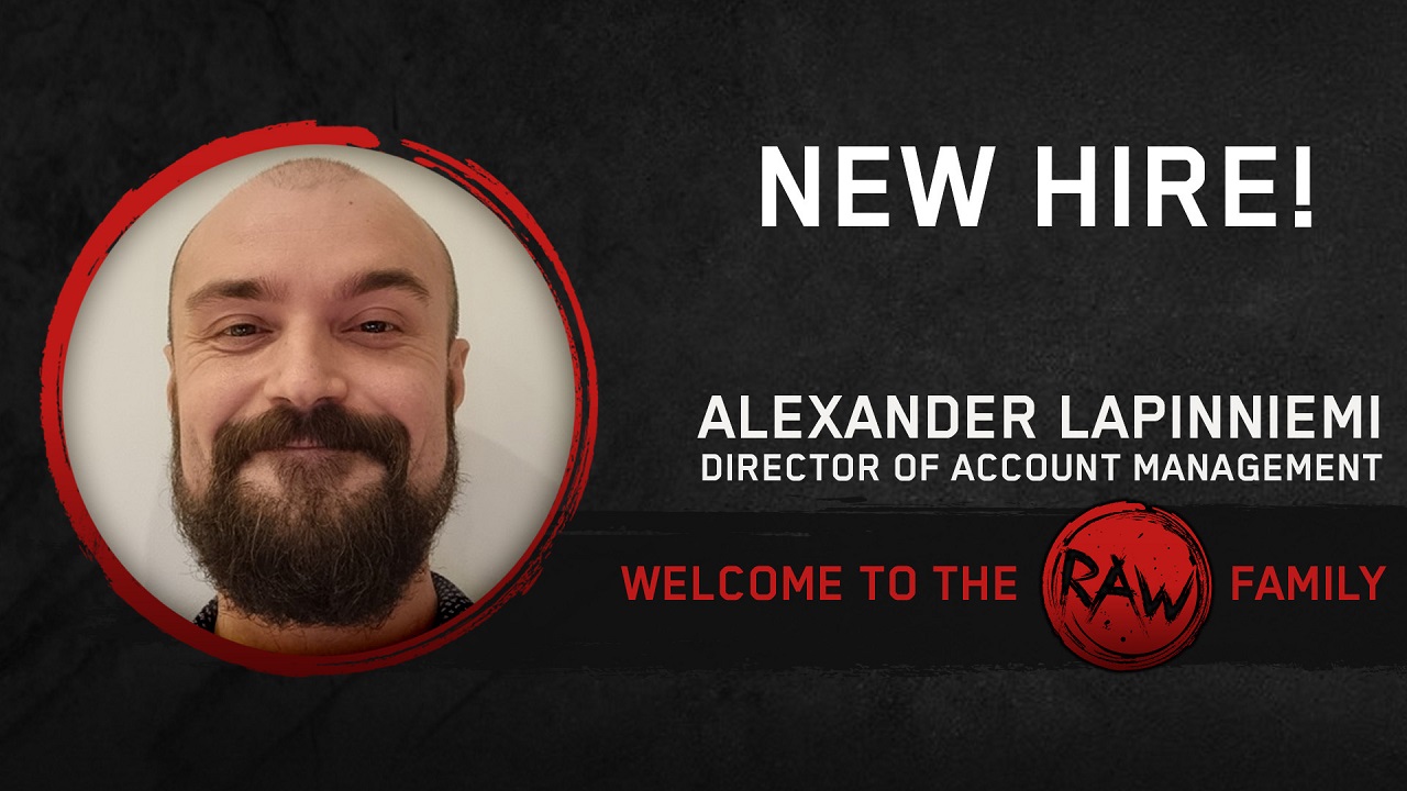 Alexander Lapinniemi, Director of Account Management at RAW iGaming