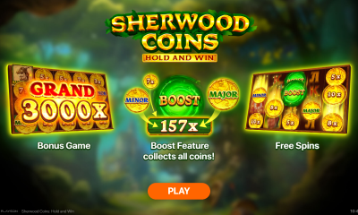 Embark on a quest through the forest in Playson’s Sherwood Coins: Hold and Win