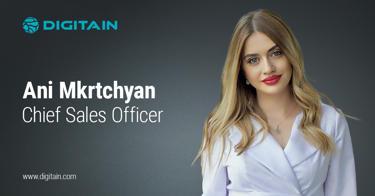 Digitain Promotes Ani Mkrtchyan to Chief Sales Officer