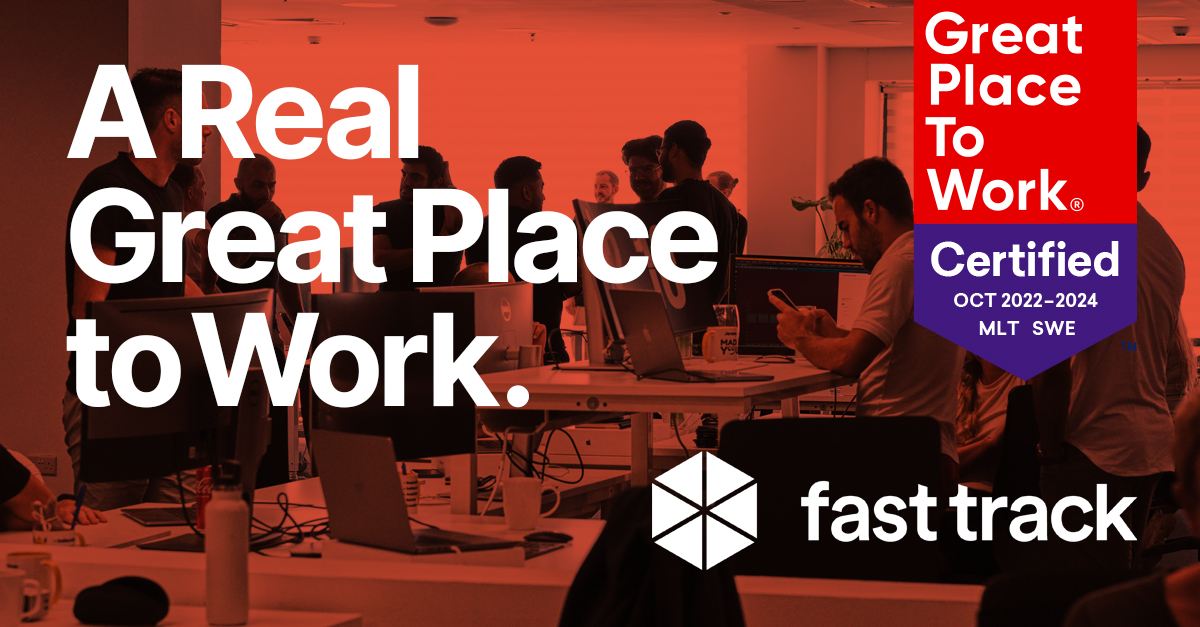 Fast Track Celebrates Great Place to Work™ Certification for Second Consecutive Year