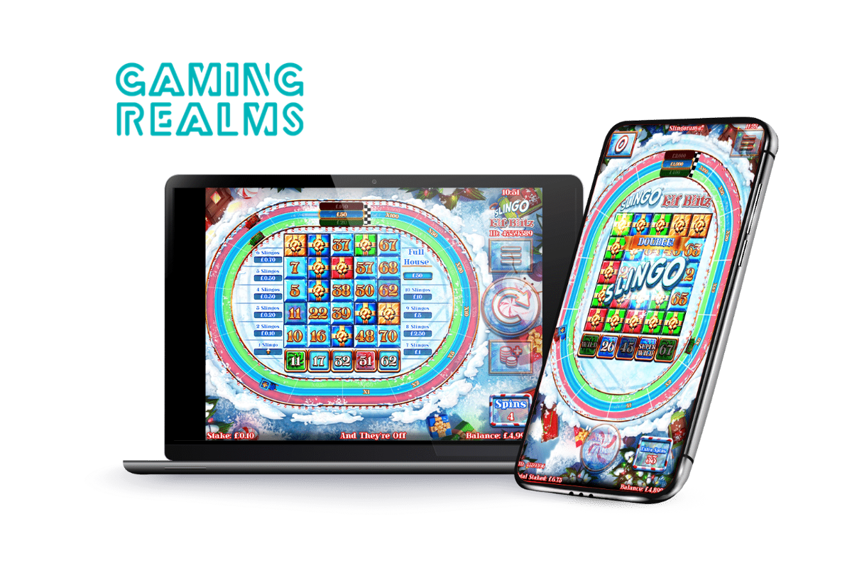 Gaming Realms races to the jackpot in Slingo Elf Blitz