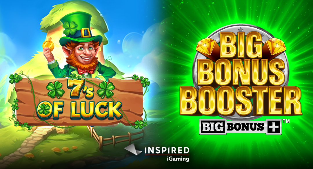 Inspired Rings in the New Year with 2 New Slots: 7's Of Luck & Big Bonus Booster