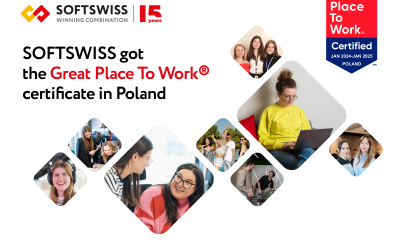 SOFTSWISS has been honoured with the Great Place To Work® certificate in Poland.