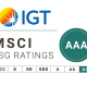 IGT Achieves Highest-Possible MSCI ESG Rating of AAA
