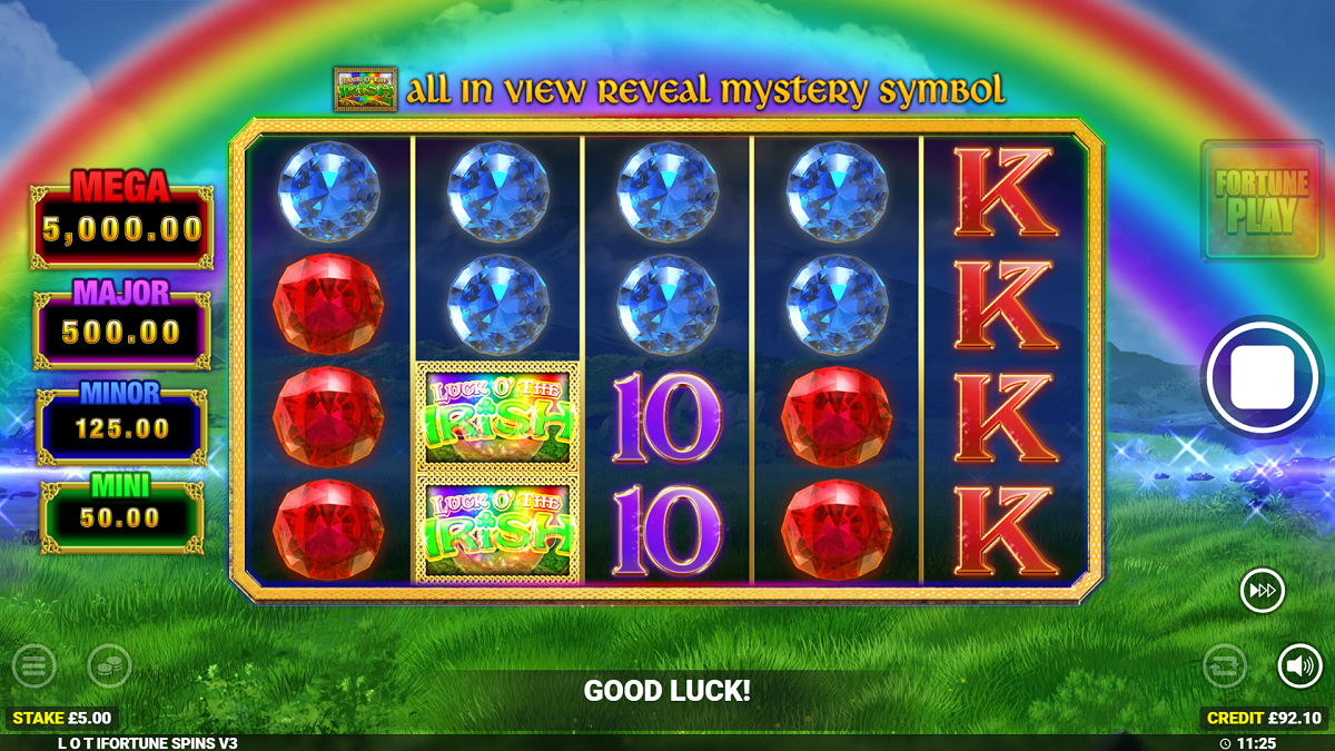 The magic triples in Blueprint Gaming’s Luck O’ The Irish Fortune Play 3