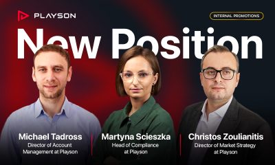 Playson invests in talented workforce with trio of promotions
