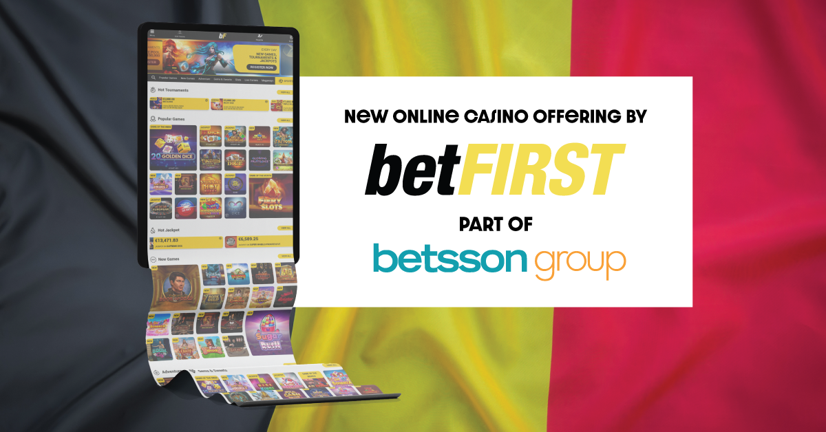 betFIRST launches online casino in Belgium