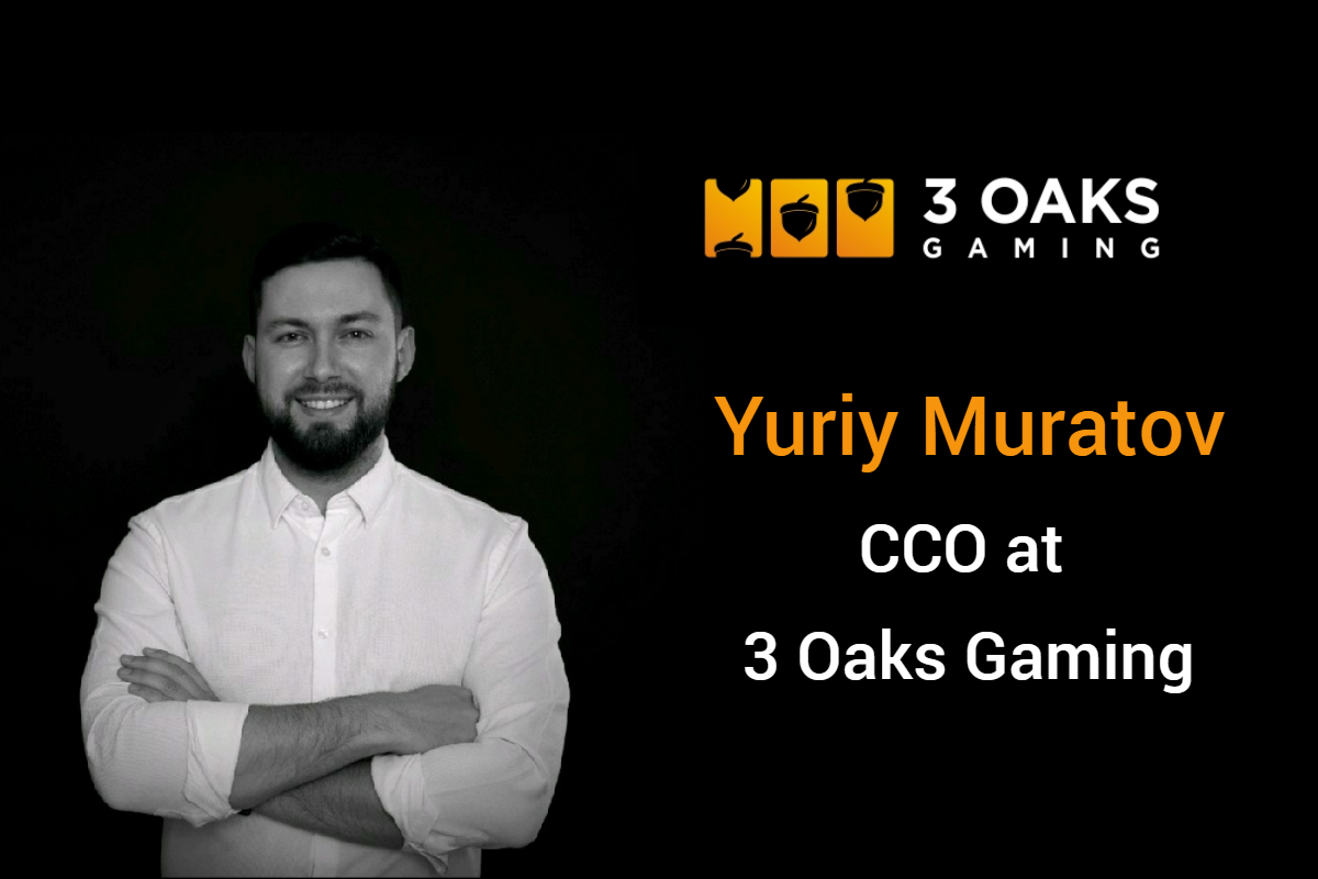 Yuriy Muratov appointed 3 Oaks Gaming’s Chief Commercial Officer