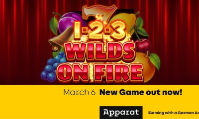 Apparat Gaming unveil a sizzling slot sensation in 1-2-3 Wilds On Fire