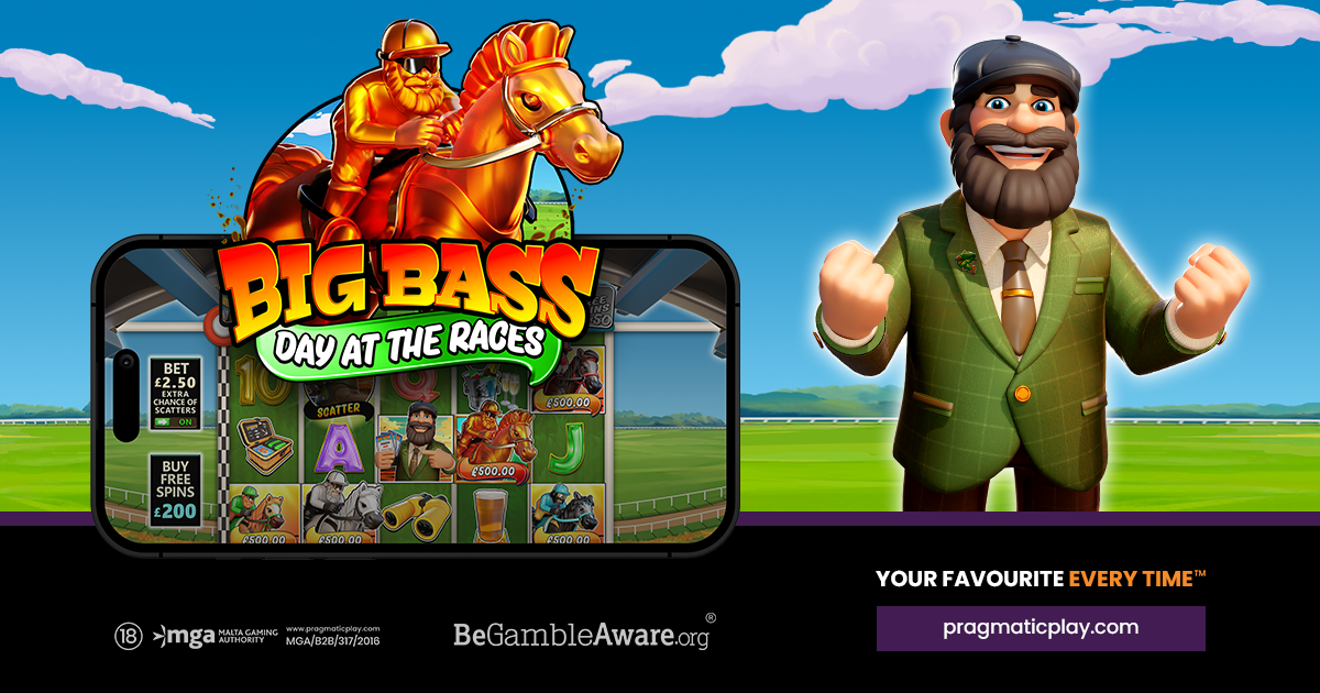 PRAGMATIC PLAY TAKES A TRIP TO THE TRACK IN BIG BASS DAY AT THE RACES 