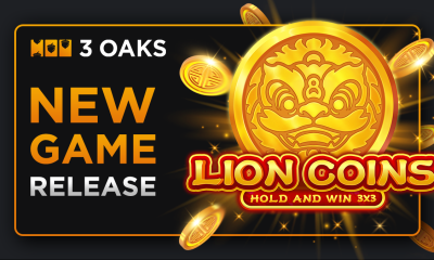 Roaring riches await in 3 Oaks Gaming’s Lion Coins: Hold and Win 3x3