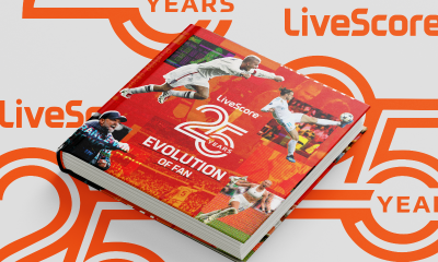 LIVESCORE RELEASES EVOLUTION OF FAN REPORT: A REFLECTION ON 25 YEARS OF EVOLVING FOOTBALL FANDOM IN LINE WITH TECHNOLOGICAL ADVANCEMENTS