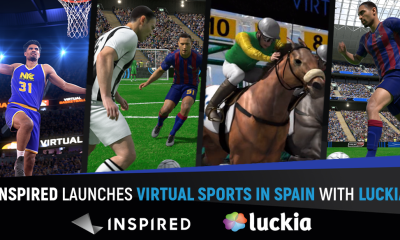 INSPIRED LAUNCHES VIRTUAL SPORTS IN SPAIN WITH LUCKIA