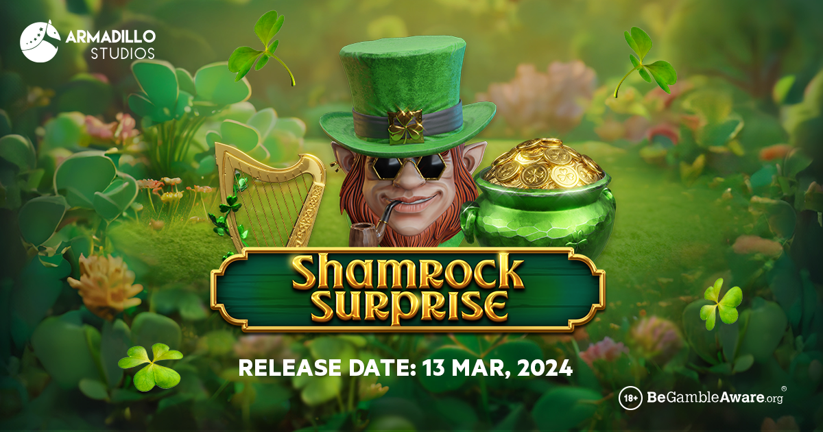 Feel the luck of the Irish with Armadillo Studios Shamrock Surprise