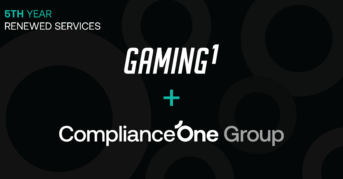 Gaming1 renews contract with ComplianceOne Group for fifth consecutive year