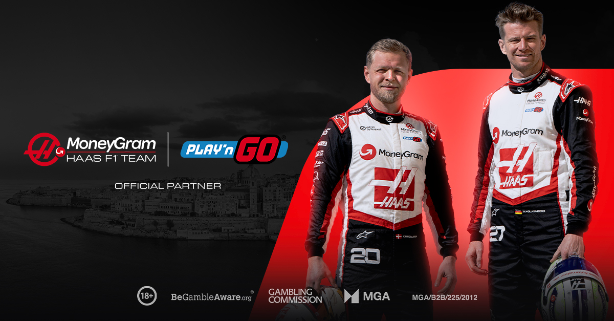 Play’n GO announces MoneyGram Haas F1 Team Driver appearance at Next: Valletta event