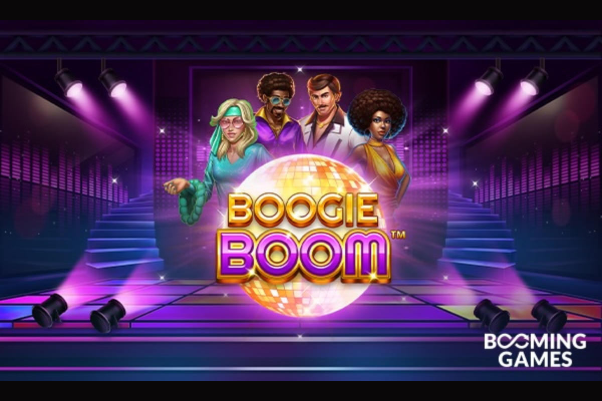 Time to get your groove on with 'Boogie Boom', a disco slot game