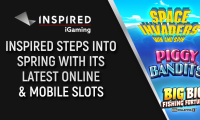 Inspired steps into Spring with its latest line up of slots: Space Invaders Win And Spin, Big Big Fishing Fortune and Piggy Bandits