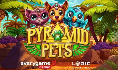 Everygame Casino’s New “Pyramid Pets” with Cascading Multiplying Wins features Cuddly Puppies and Kittens of the Pharaohs