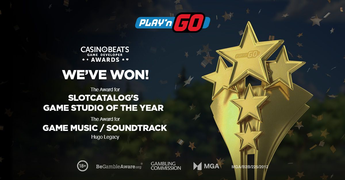 Play’n GO crowned Game Studio of the Year for second consecutive year at CasinoBeats Malta Awards