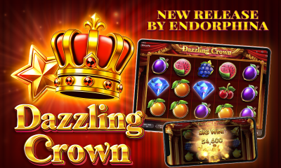 The slot provider Endorphina releases a new title - Dazzling Crown!