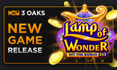 3 Oaks Gaming showcases new Hit the Bonus mechanic in Lamp of Wonder