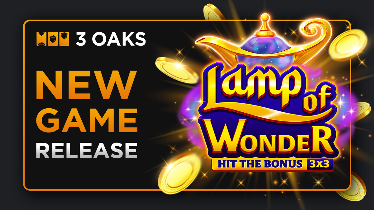 3 Oaks Gaming showcases new Hit the Bonus mechanic in Lamp of Wonder