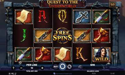 Spinomenal unveils Quest to the Underworld slot