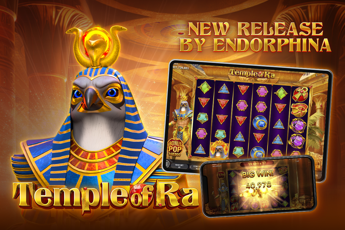 Temple of Ra: Endorphina releases a new Egyptian-themed cascading slot